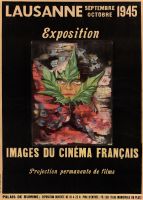 Affiche pour l'exposition "Images du cinéma français", se...