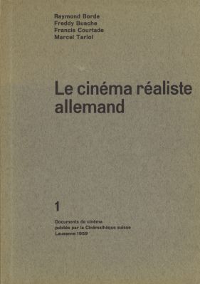 Premier numéro de Documents de cinéma : Raymond Borde, Freddy Buache, Francis Courtade, Marcel Tariol, 