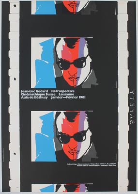Affiche pour la rétrospective Jean-Luc Godard, janvier-février 1981