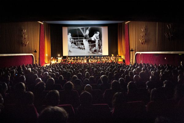 Ciné-concert City Lights (Charlie Chaplin, 1931) au Capitole avec l'orchestre des Jardins Musicaux en 2012