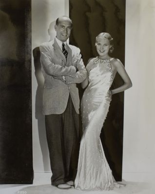 René Hubert et l'actrice Pat Paterson, les deux sous contrat avec la Fox, au début des années 1930