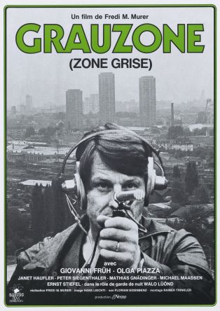 Affiche pour la Suisse romande du film "Grauzone" (Fredi M. Murer, 1979)