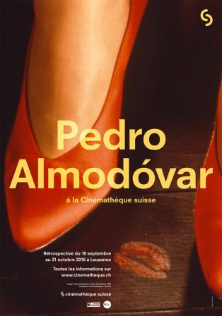 Affiche pour le cycle "Pedro Almodóvar", septembre-octobre 2016