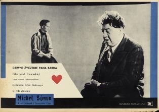 Affiche polonaise du film "L'Étrange désir de Monsieur Bard" (Geza von Radvanyi, 1953), rotogravure