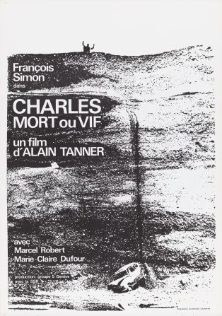 Affiche suisse du film "Charles mort ou vif" (Alain Tanner, 1969)