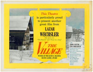Affiche américaine du film "The Village" (Leopold Lindtberg, 1953), United Artists (distributeur)