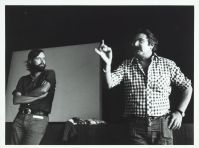 Peter Amenn (cinéaste) et Freddy Buache lors du XIIIe Con...
