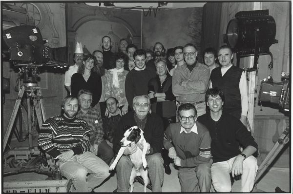 L'équipe de la Cinémathèque suisse dans les années 1990