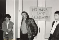 Alain Tanner lors de la première de No Man's Land à la Ci...