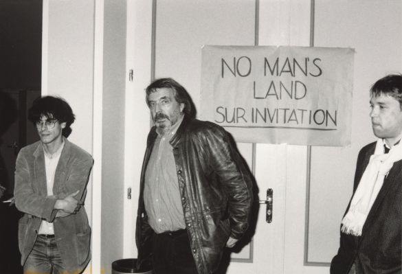Alain Tanner lors de la première de No Man's Land à la Cinémathèque suisse en 1985. Photo : Victor Wirthner