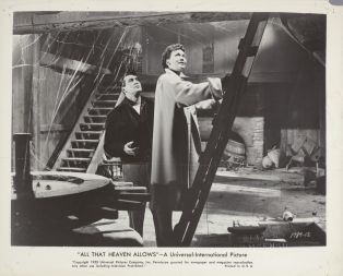 Photographie de presse du film "Tout ce que le ciel permet" ("All That Heaven Allows", 1955)