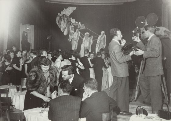 Bal d'inauguration de la Cinémathèque suisse, Lausanne Palace, samedi 4 novembre 1950