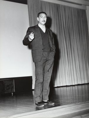 Marcel Oms au 5ème Congrès International du Cinéma Indépendant (CICI) à Lausanne en 1965