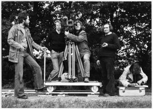 Photographie de tournage du film "Grauzone" (Fredi M. Murer, 1979)