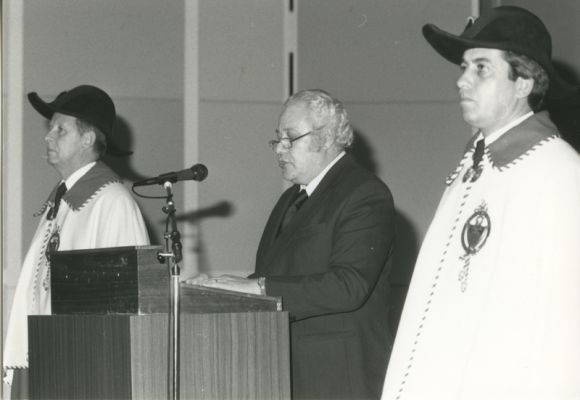 Soirée d'inauguration du nouveau siège de la Cinémathèque suisse au Casino de Montbenon, 19 octobre 1981