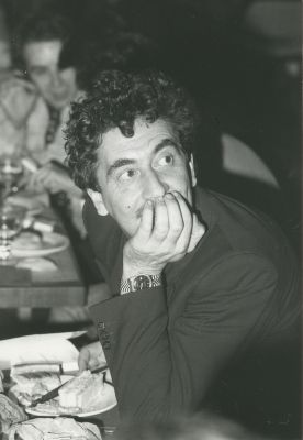 Le cinéaste Daniel Schmid lors de la soirée d'inauguration du nouveau siège de la Cinémathèque suisse au Casino de Montbenon, le 19 octobre 1981