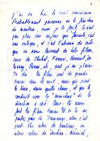 Première page de la fameuse lettre envoyée par J.-L. Goda...