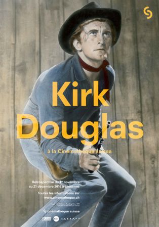 Affiche pour le cycle "Kirk Douglas", novembre-décembre 2016