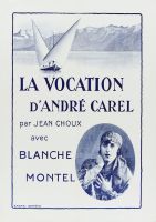 Affiche suisse du film "La Vocation d'André Carel" (Jean ...