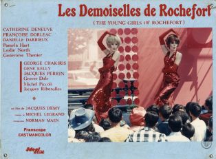 Photo cartonnée du film "Les Demoiselles de Rochefort" (Jacques Demy, 1967)
