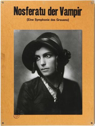 Photo cartonnée du film "Nosferatu der Vampir. Eine Symphonie des Grauens" (F.W. Murnau, 1924)