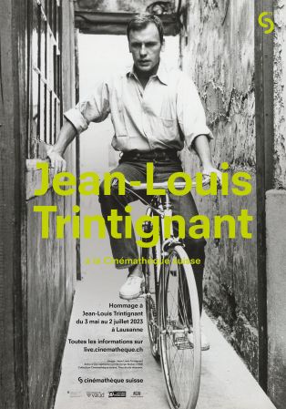 Affiche pour le cycle "Jean-Louis Trintignant", mai-juin 2023