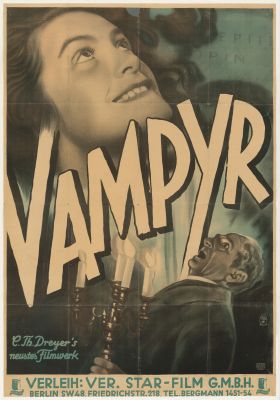L'affiche originale de Vampyr, ou l'étrange aventure de David Grey (Carl Theodor Dreyer, 1932)