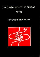 Bulletin de la Cinémathèque suisse, no 69, 1988