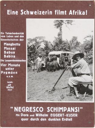 Photo cartonnée du film "Negresco Schimpansi" (Wilhelm Eggert, 1939)