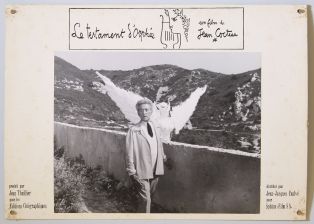 Photo cartonnée du film "Le Testament d'Orphée" (Jean Cocteau, 1959)