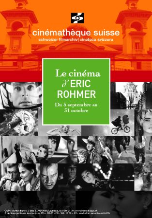 Affiche pour le cycle "Le cinéma d'Éric Rohmer", années 2000